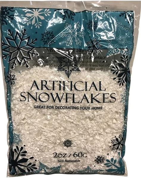 bag of fake snowflakes|amazon snowflake on delivery bag.